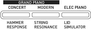 GRAND PIANO buttons